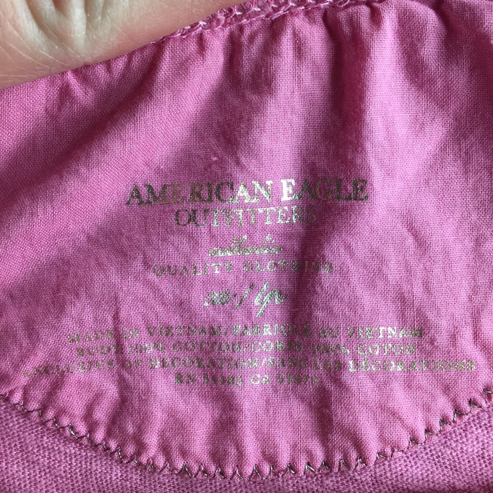 AE light pink blouse - Picture 9 of 9